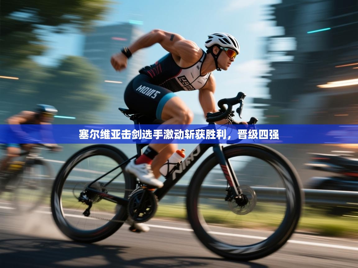 塞尔维亚击剑选手激动斩获胜利，晋级四强